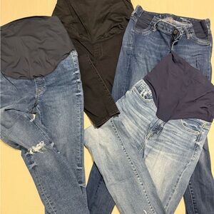 J. Crew Women's Jeans in Blue and Black